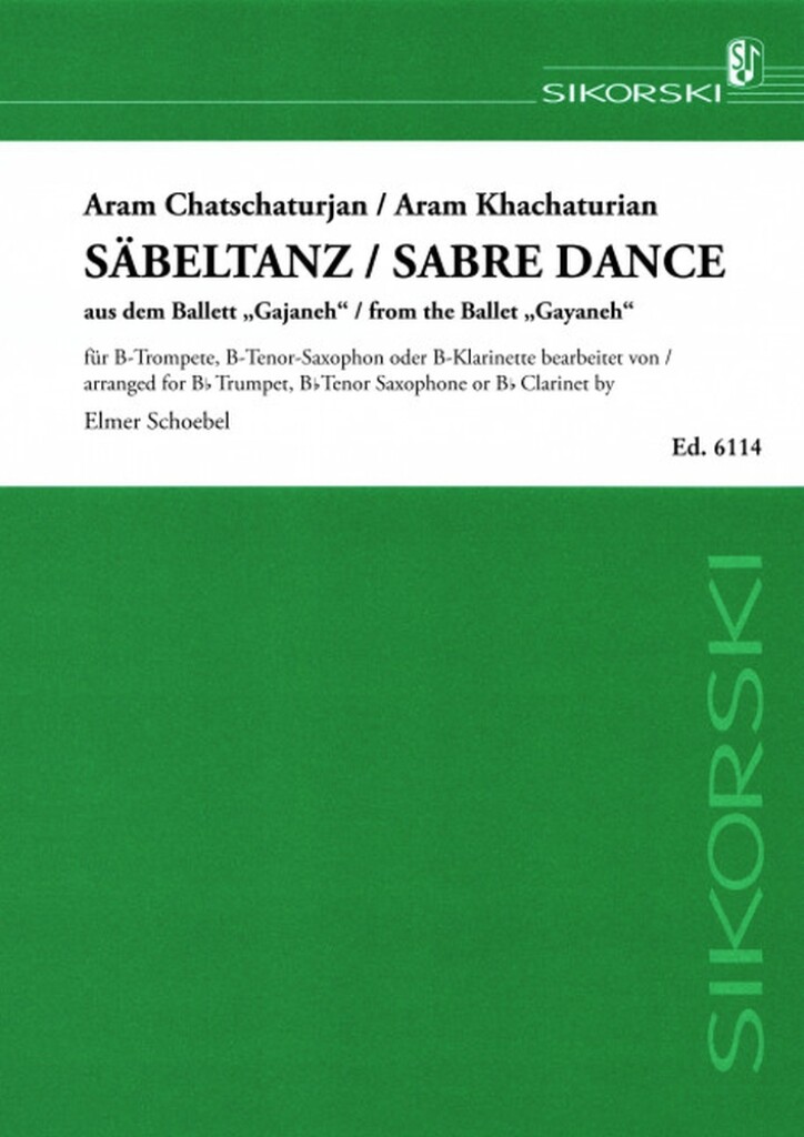 Säbeltanz aus dem Ballett 'Gajaneh'